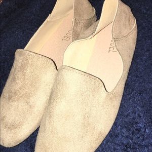 Tan loafers